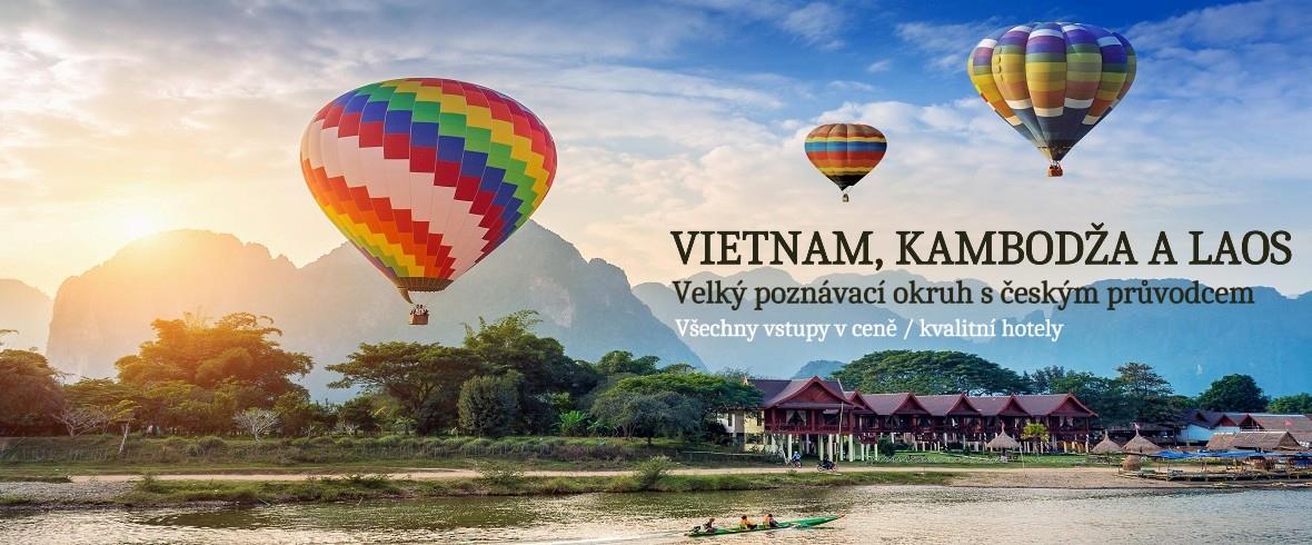 VIETNAM, KAMBODŽA A LAOS